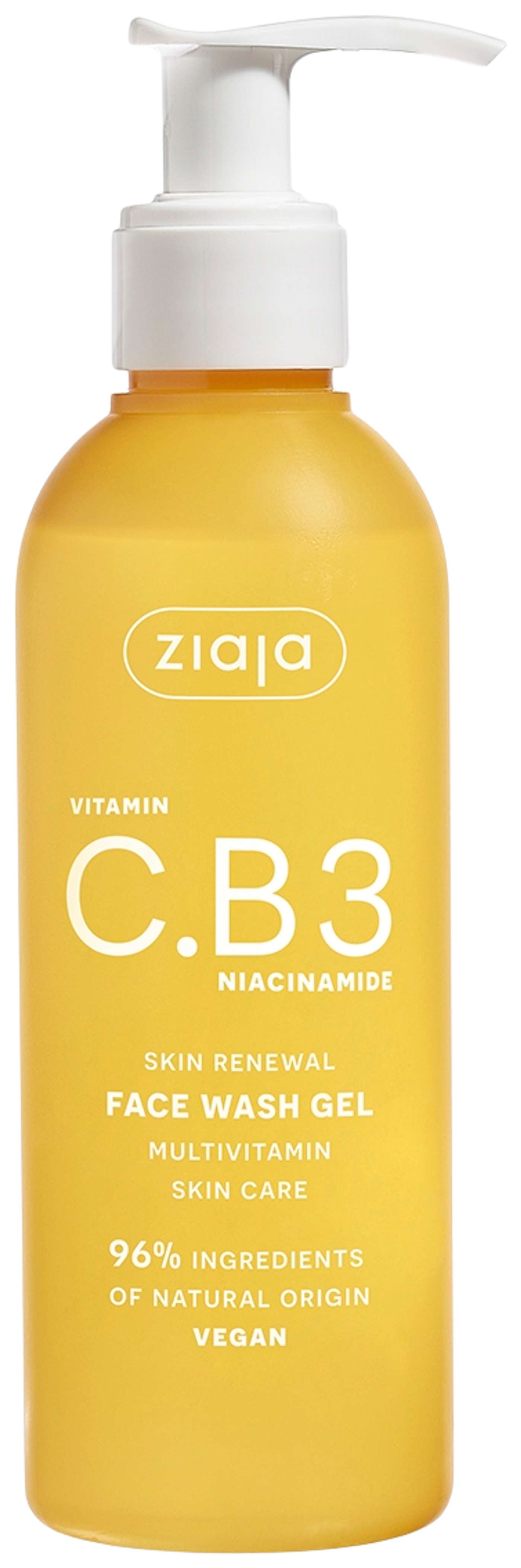Ziaja очищающий гель с витамином C. B3 190мл