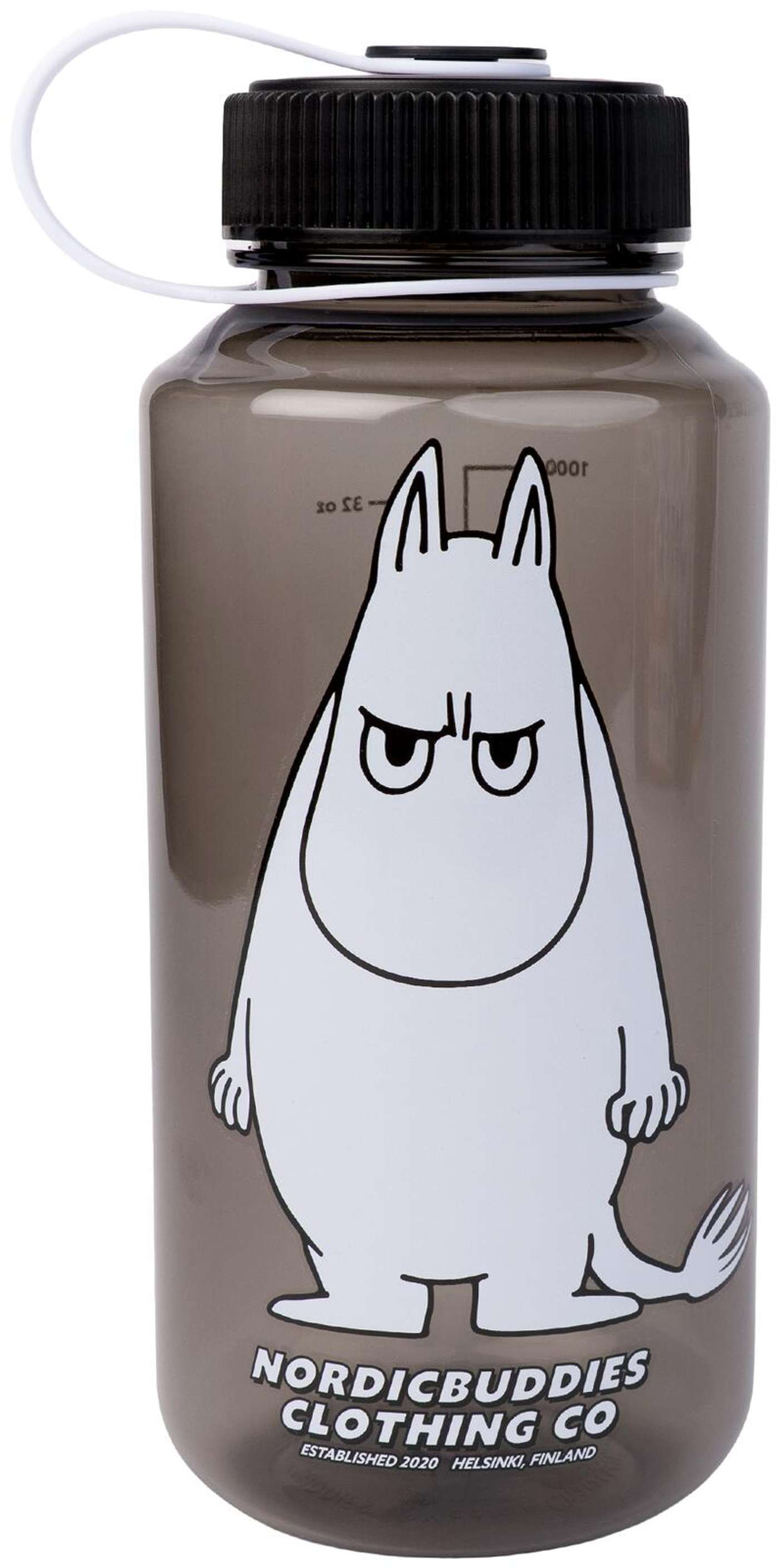 Бутылочка Moomin By Nordicbuddies Moomin Temperament (цвет Серый)