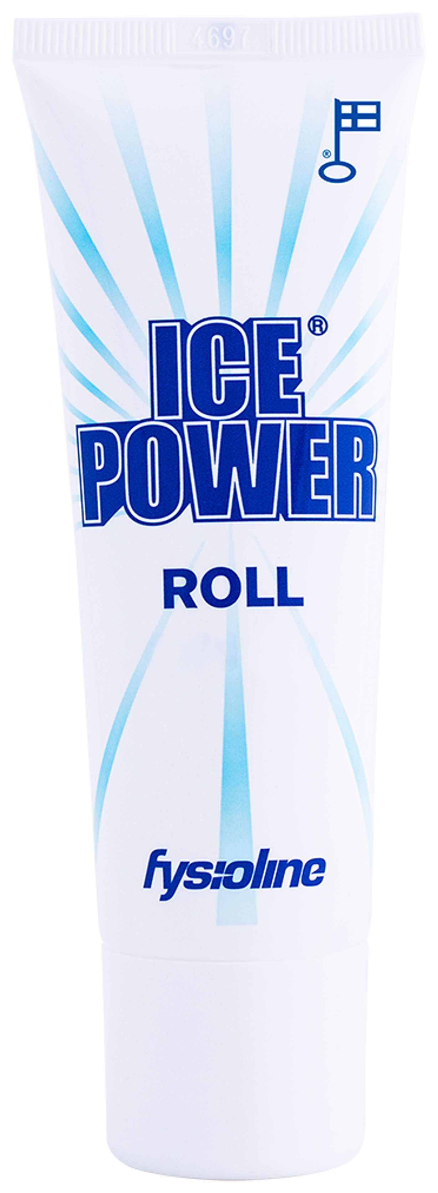 Icepower Roll холодный гель в рулонах, тюбик 75 мл (цвет Светло-голубой белый)