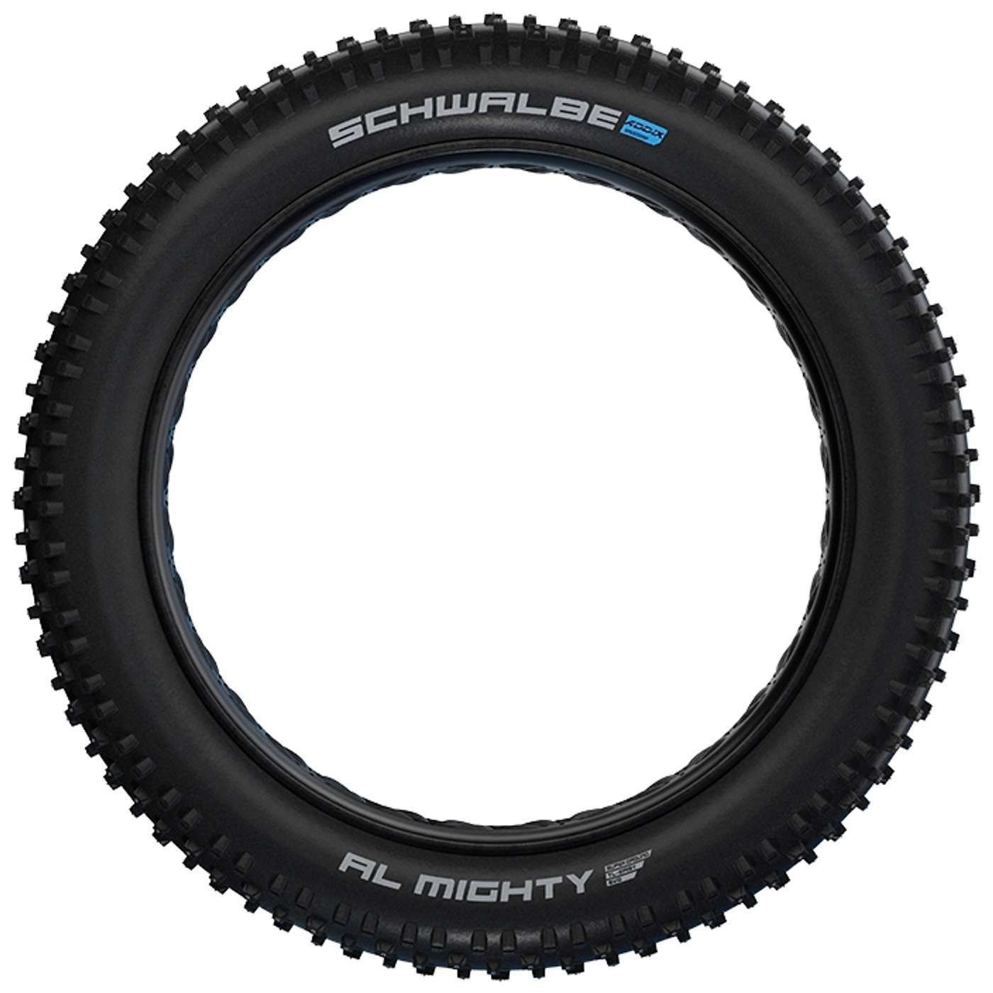 Складная шипованная покрышка для фэтбайка Schwalbe Al Mighty. 328 алюминиевых шпилек (цвет черный)