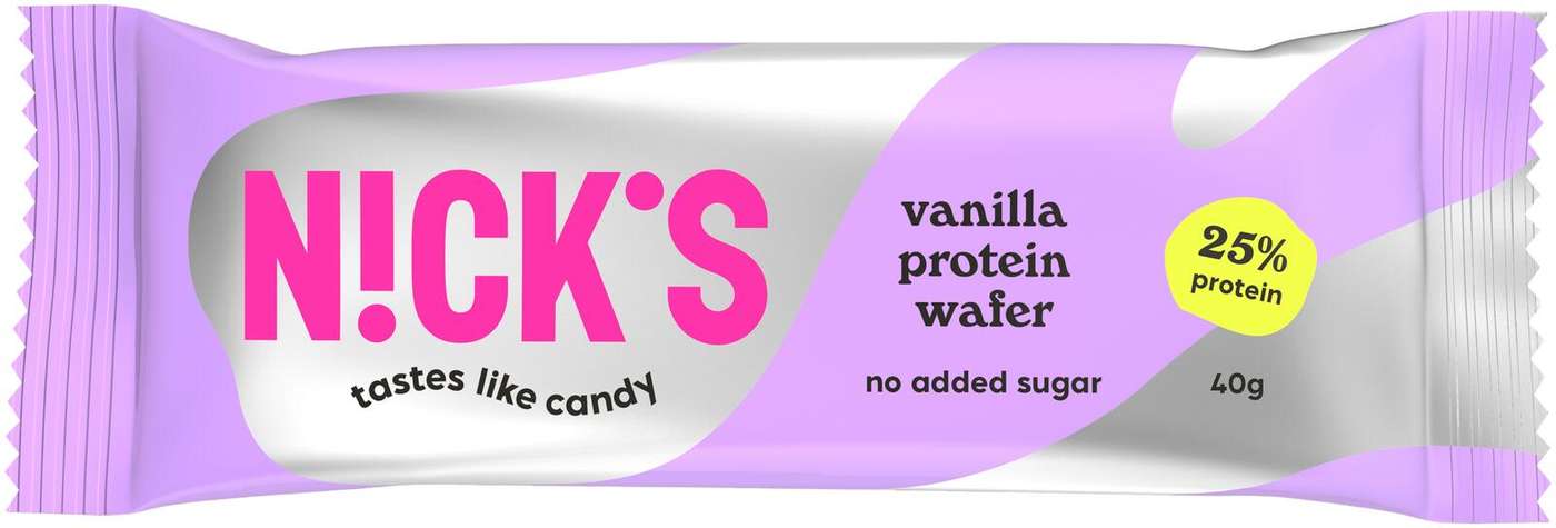Nick's Vanilla Protein Wafer 40 г протеиновый батончик без глютена