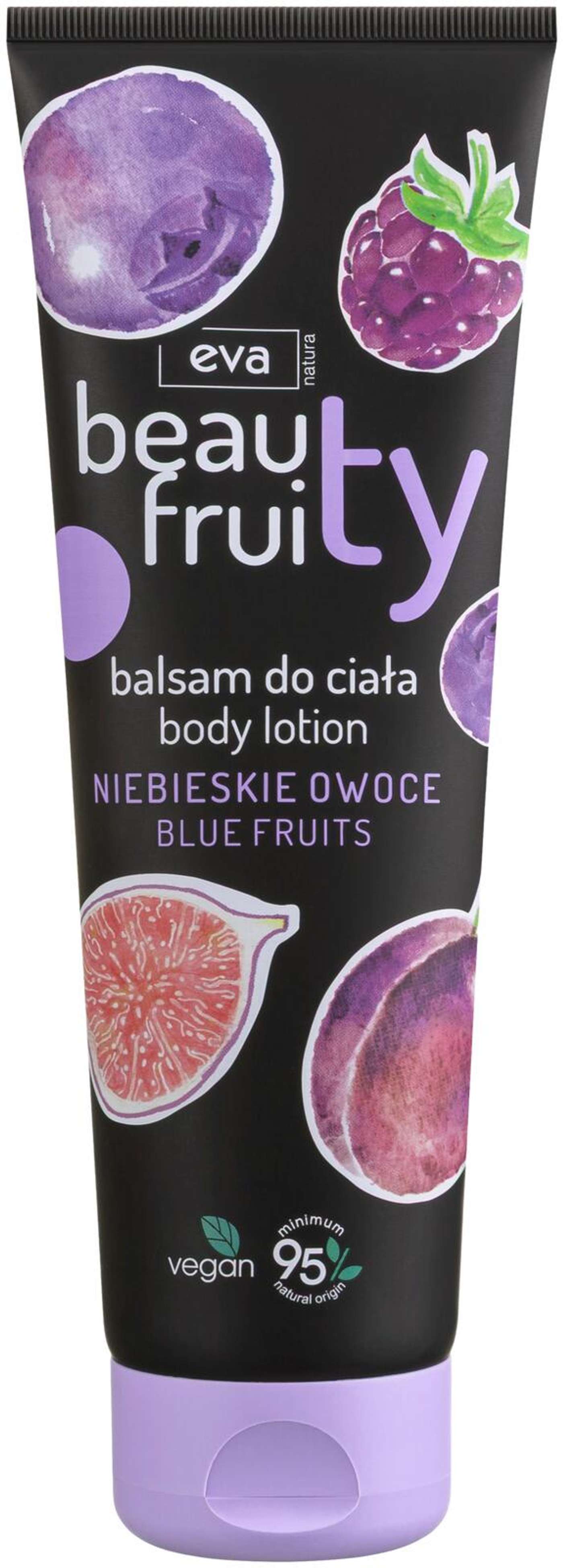 Eva natura beauty фруктовый крем для тела с голубыми фруктами 250 мл