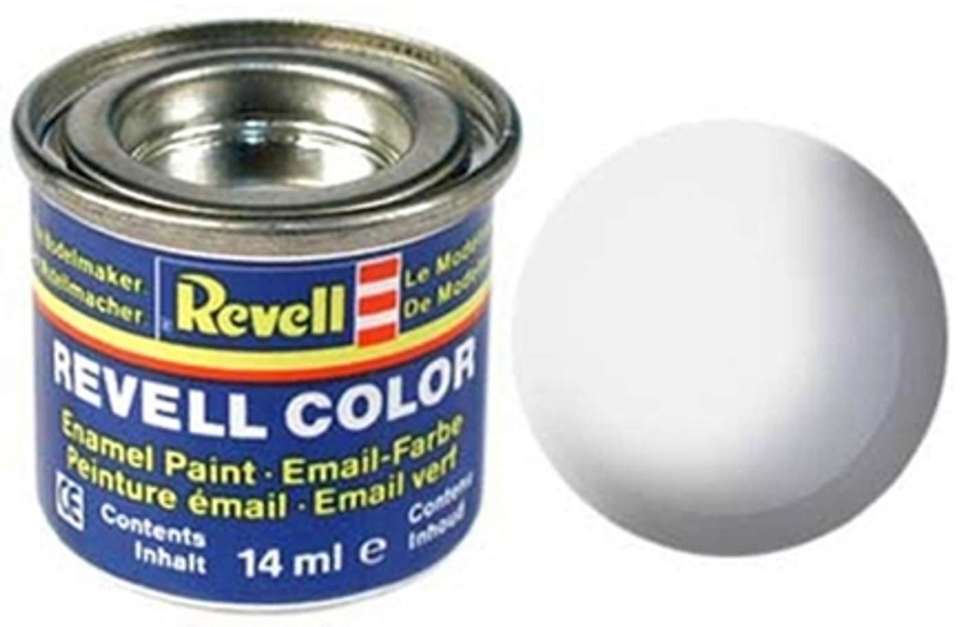 Краска Revell 14мл 14 белая матовая (цвет белый)