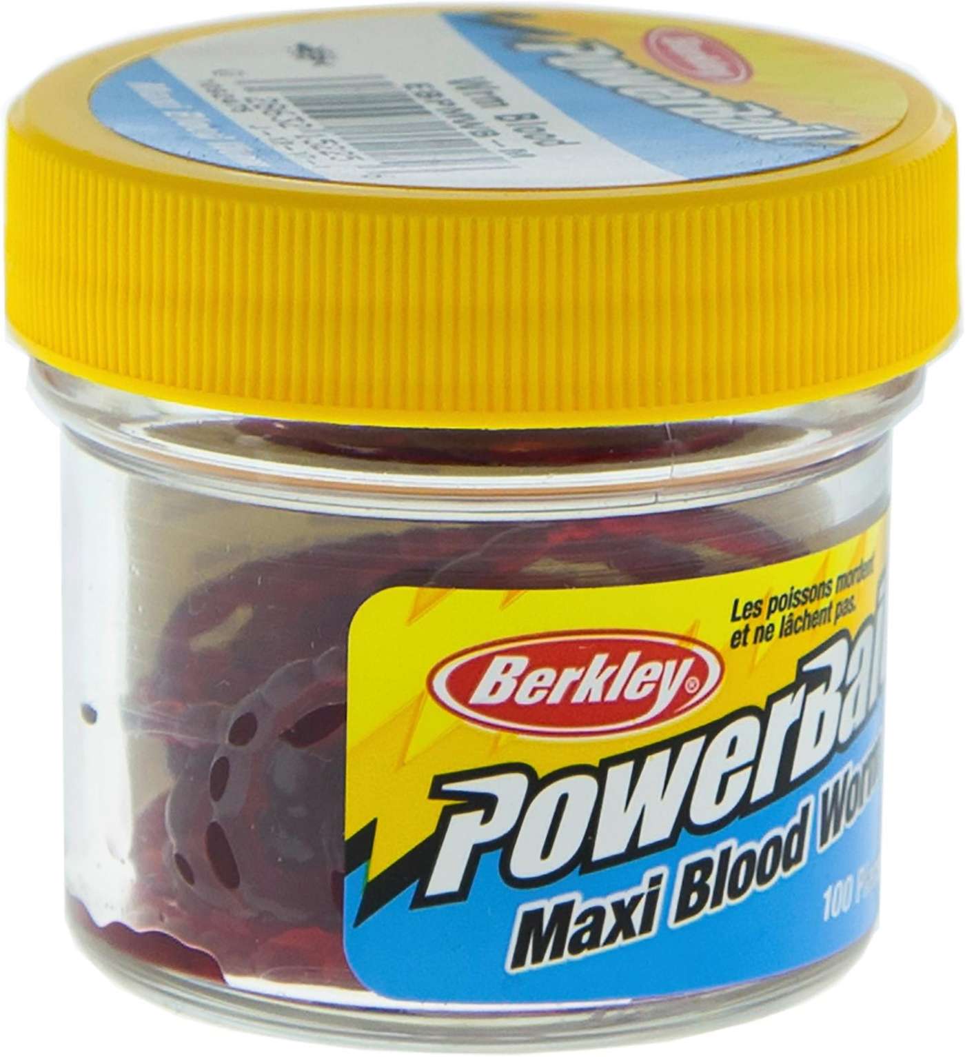 Berkley PowerBait Surviainen toukka Maxi, Blood Red (цвет Красный)