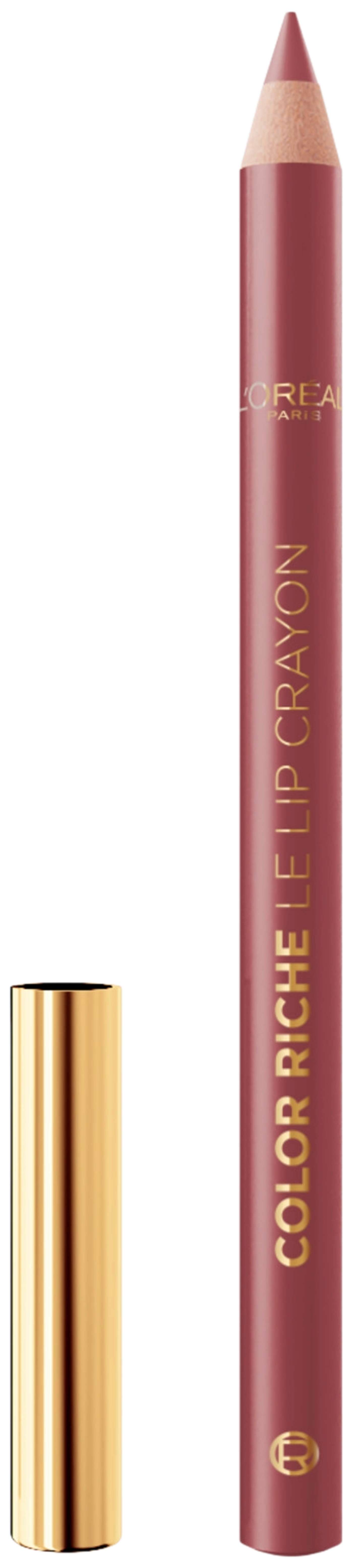 L'Oréal Paris Color Riche 635 Worth It Средний карандаш для губ 1, 2 г (цвет Стоит того , средний)