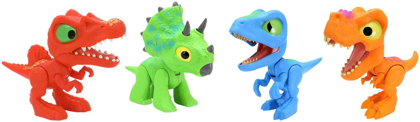 Динозавры Unleashed Shake'N Snap Dinos, разные