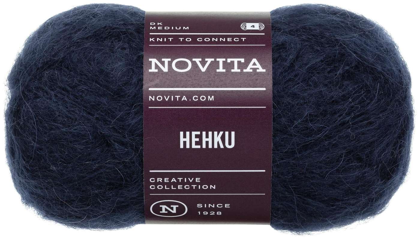 Нитки Novita Hehku 50г темно-синие 170 (цвет военно-морской)