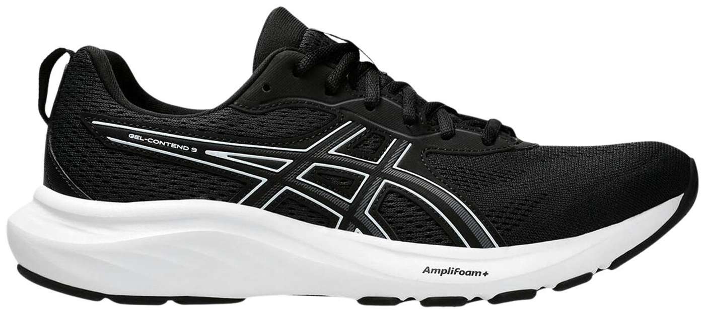 Мужские кроссовки Asics Gel-Contend 9 (размер 7, цвет Черный / белый)
