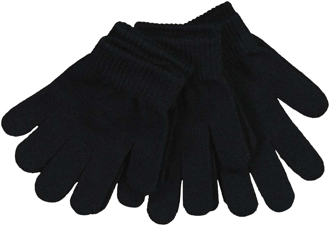 Детские варежки стрейч Ciraf 237C082509 3шт. (размер ОС, цвет черный)