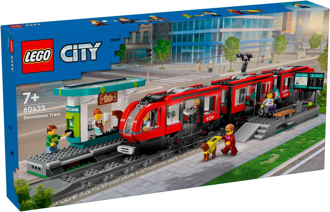 LEGO® City 60423 - Остановка легкорельсового транспорта в центре города