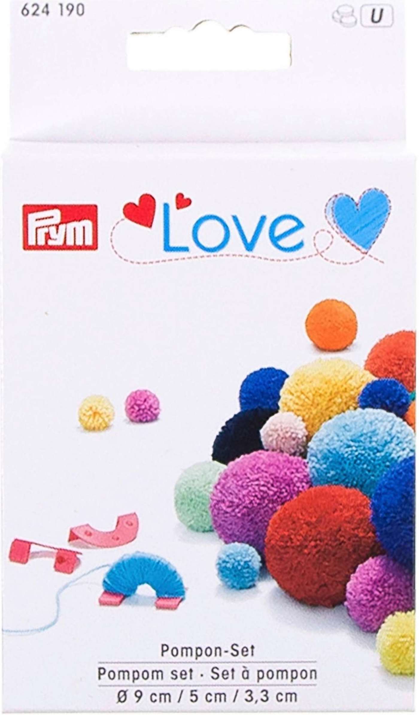 Набор кисточек Prym, 3 размера; 3, 3 см, 5 см и 9 см