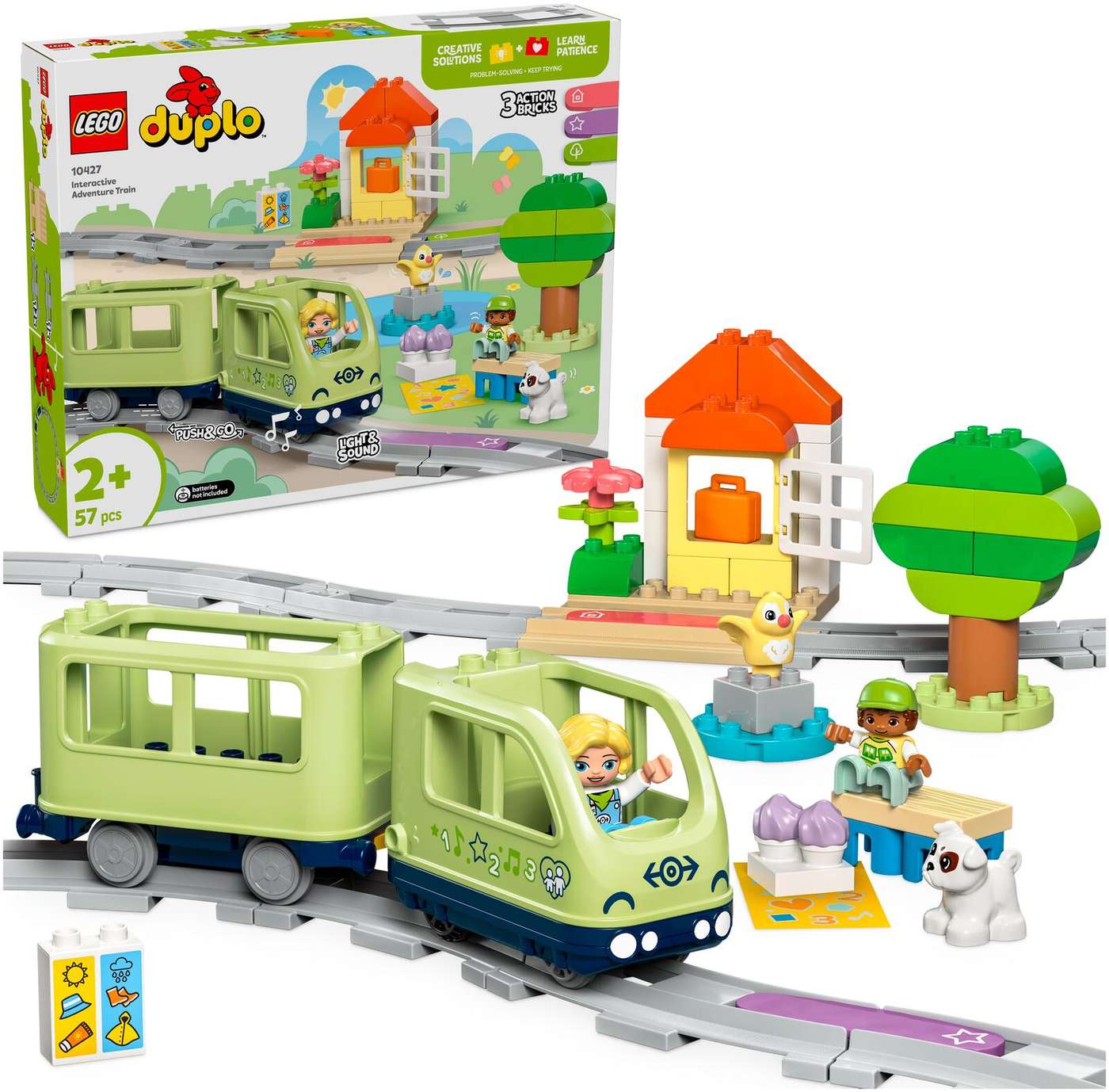 Интерактивный приключенческий поезд LEGO® DUPLO Town (10427)