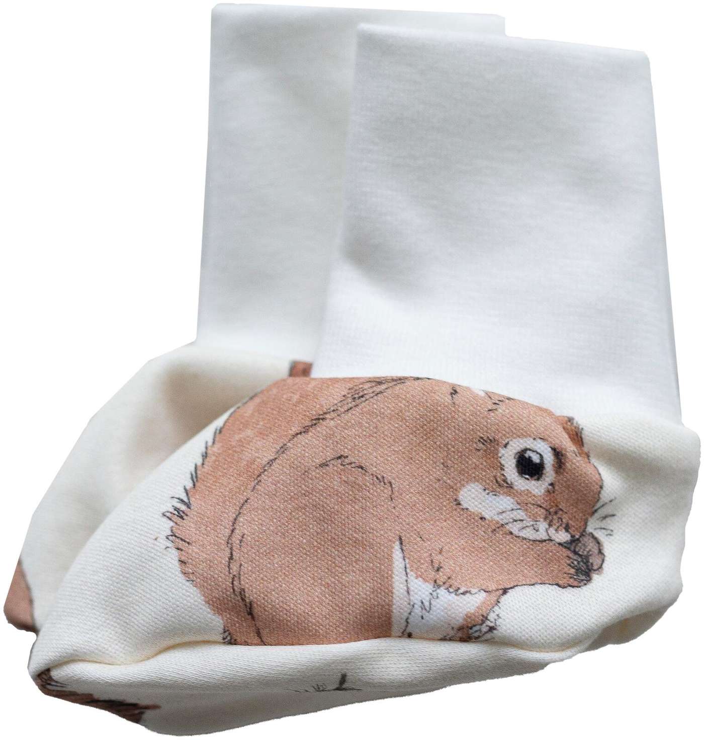Детские тапочки Hilla Clothing один размер Squirrel friends (цвет овсяное молоко)