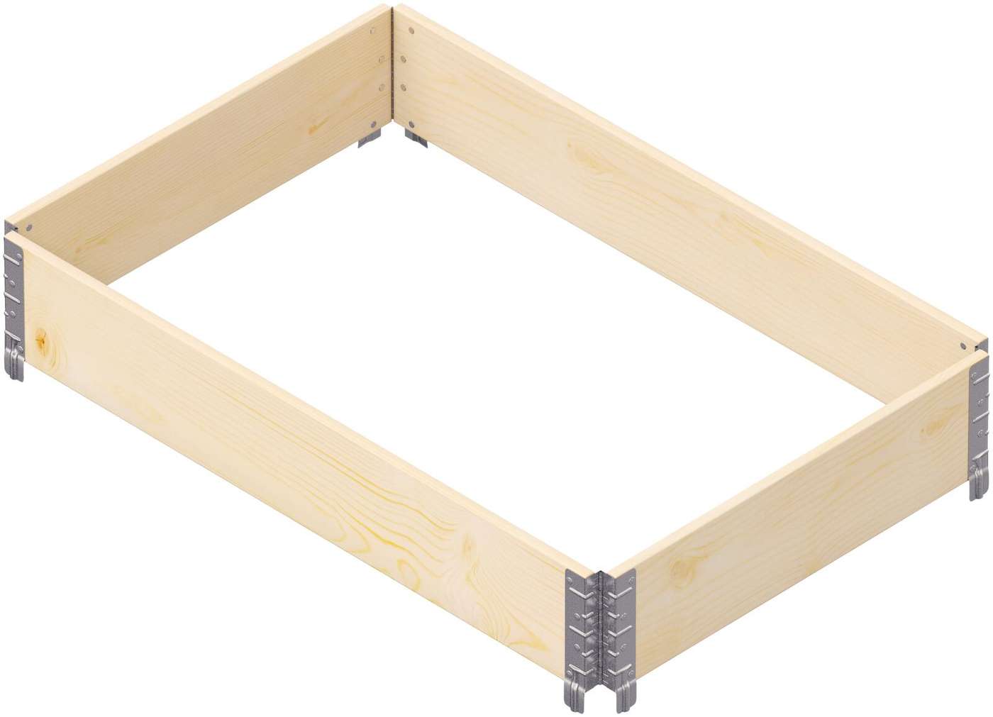 GardenBox ECO бортик для поддона 120 x 80 см цвет дерева (цвет бесцветный)