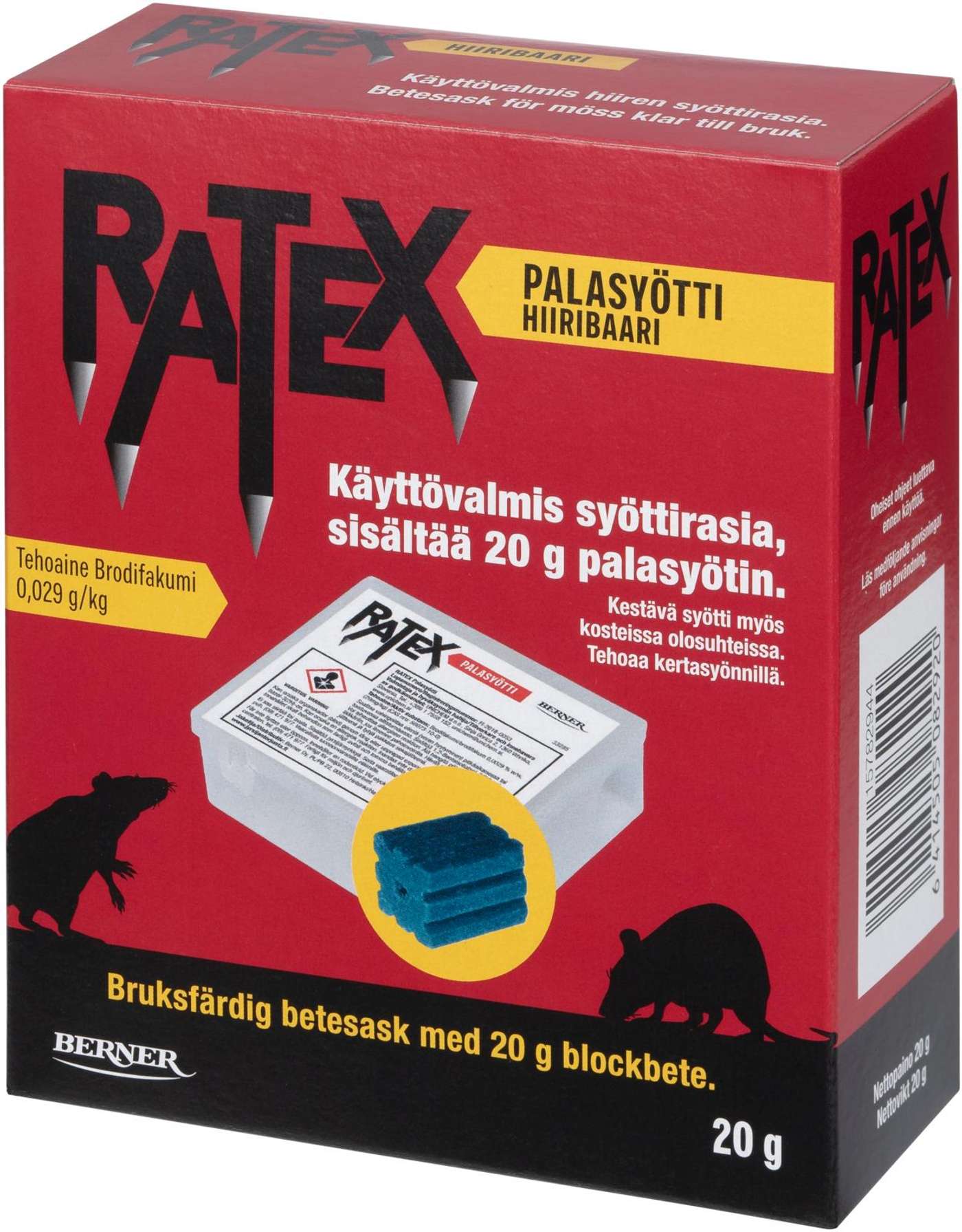 Кусочная прикормка Racex 20г в коробке
