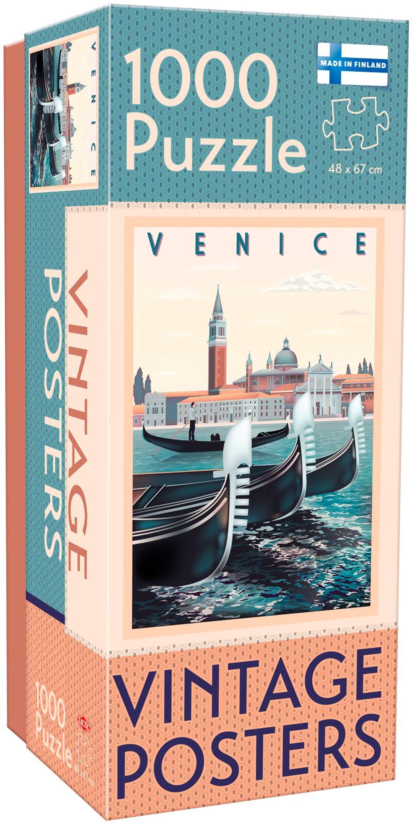 Тактический пазл Vintage Posters Venice 1000 деталей