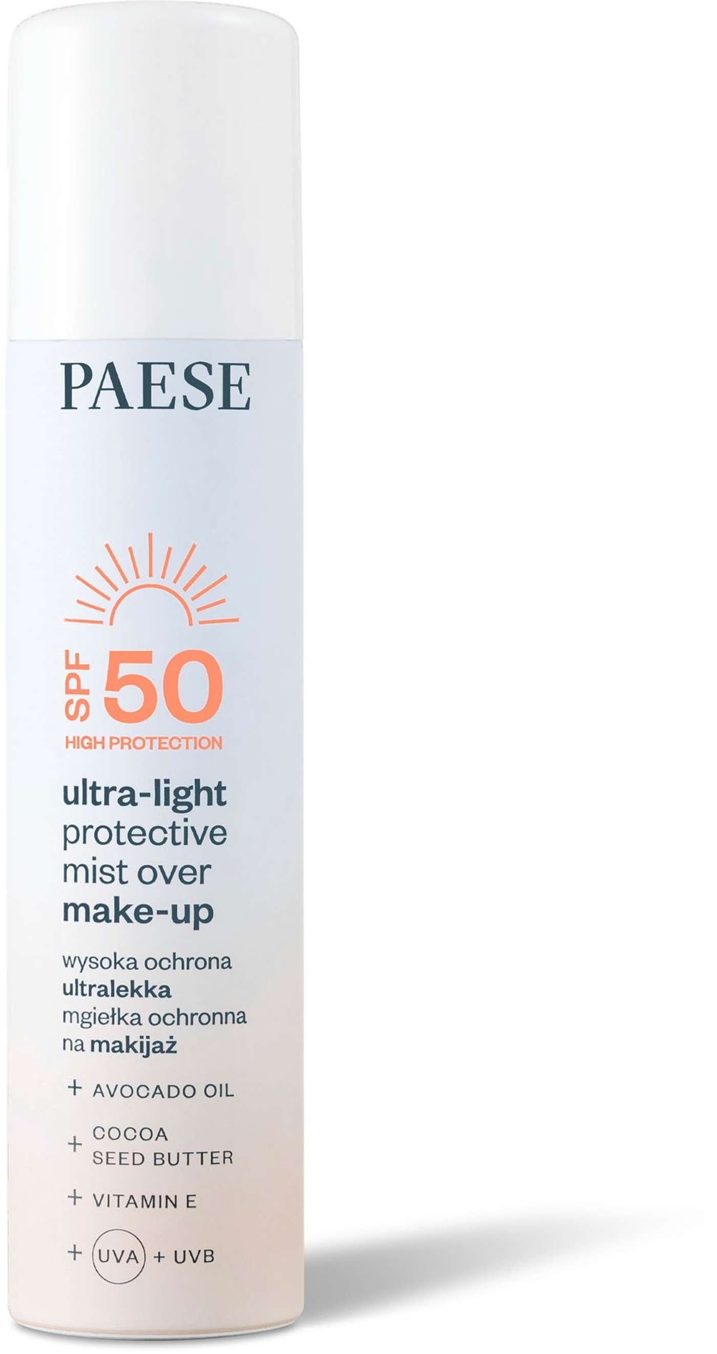 Солнцезащитный спрей Paese SPF50 поверх макияжа 75 мл
