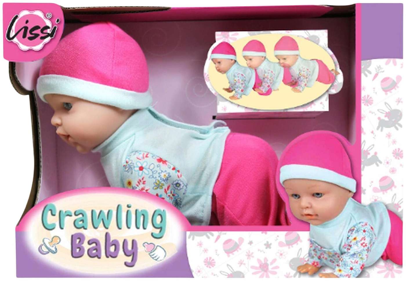 Кукла Lissi Crawling Baby 20 см
