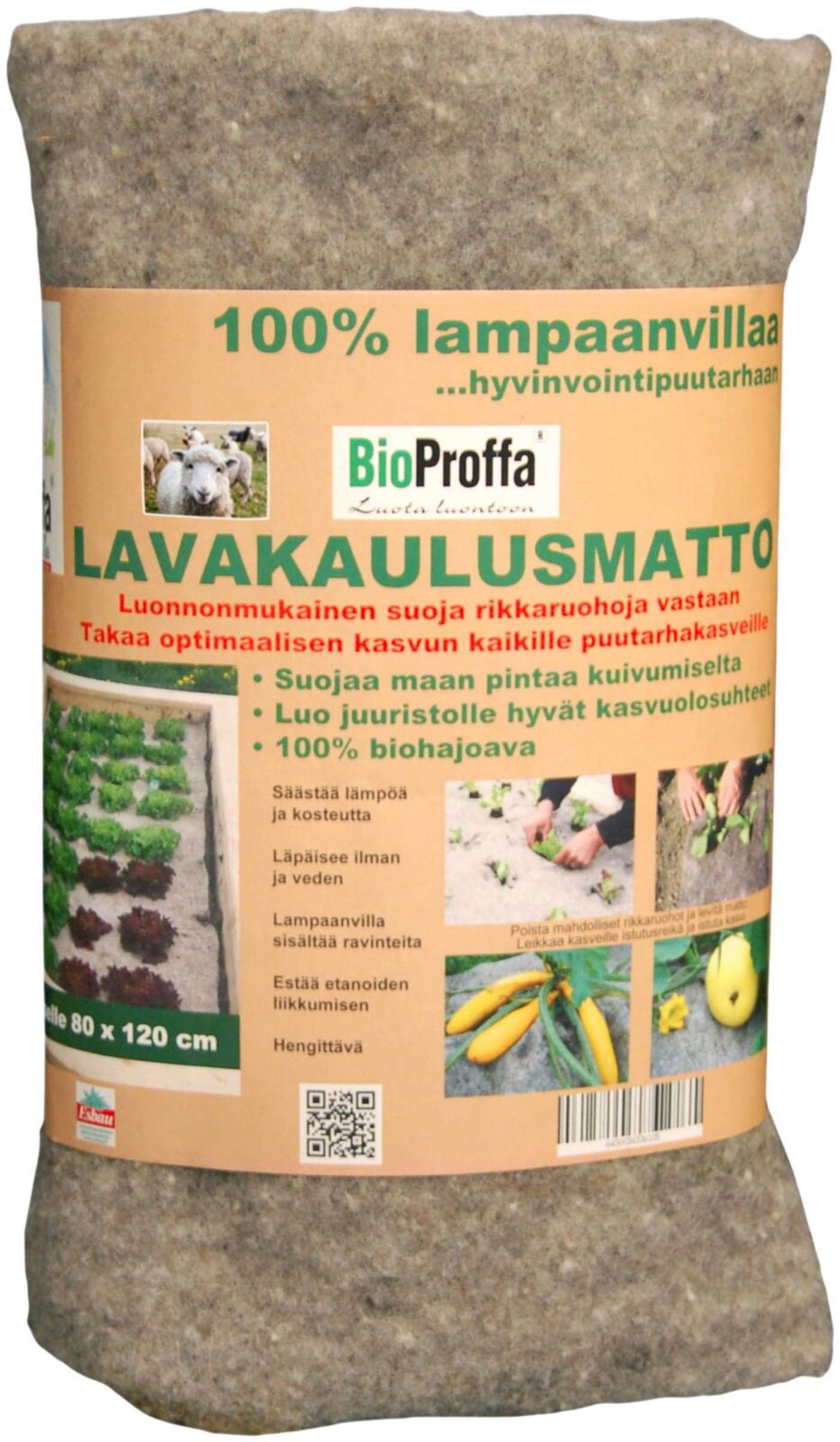 BioProffa Коврик для воротника Stage из овечьей шерсти, 120 Х 80 Х 0, 2 см.