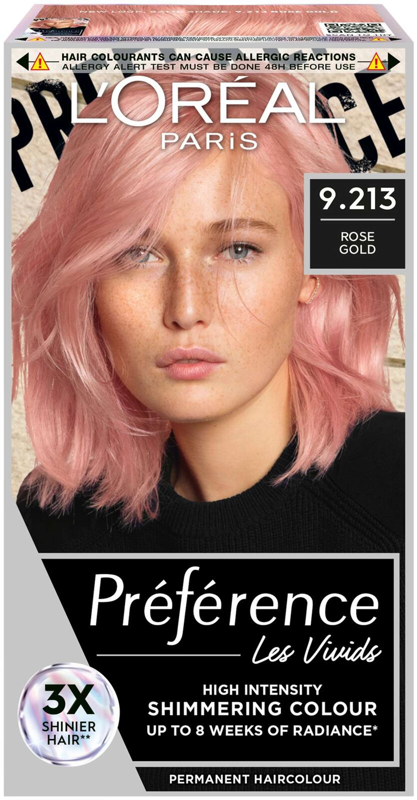 L'Oréal Paris Préférence Vivid Colors Rose Gold интенсивный перманентный цвет 1шт (цвет Розовое золото)