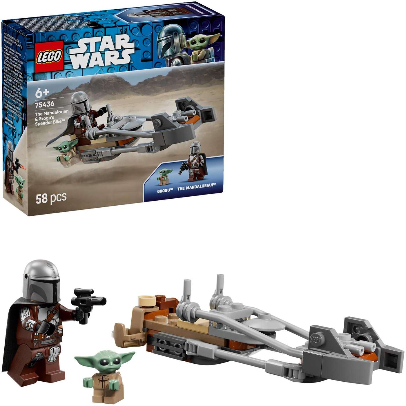 LEGO® Star Wars TM 75436 Скоростной велосипед «Мандалорец и Грогу»