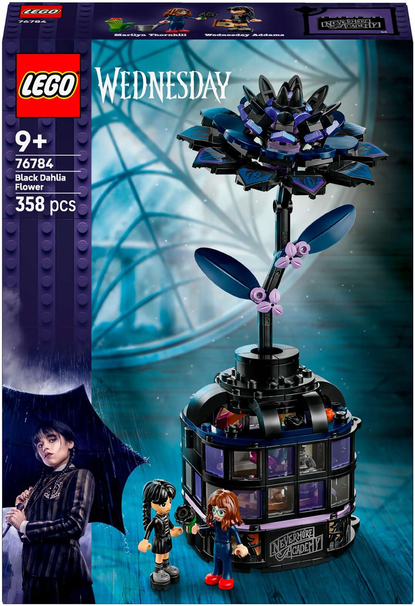 LEGO Wednesday 76784 Черный георгин