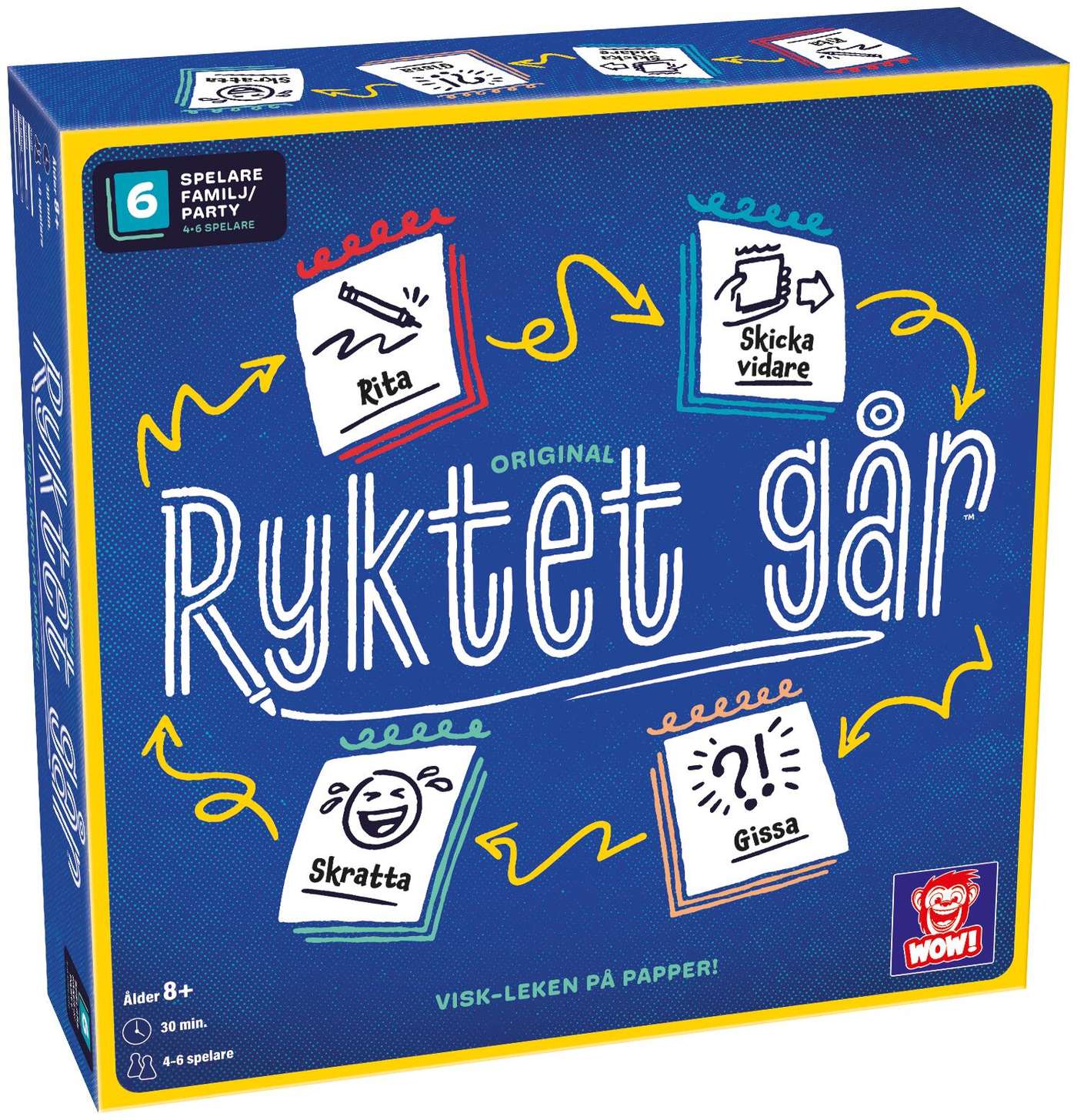 УХ ТЫ! настольная игра Ryktet Går версия 2. 0 на шведском языке