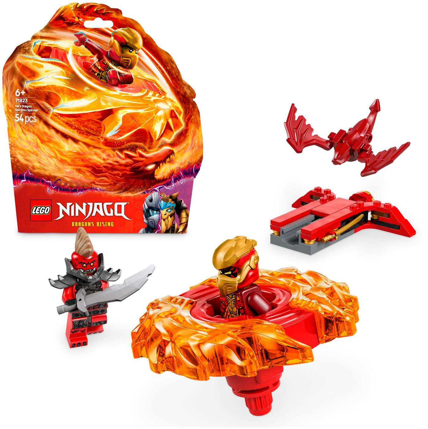LEGO® Ninjago 71823 Кружитцу Кая: Спиннер дракона