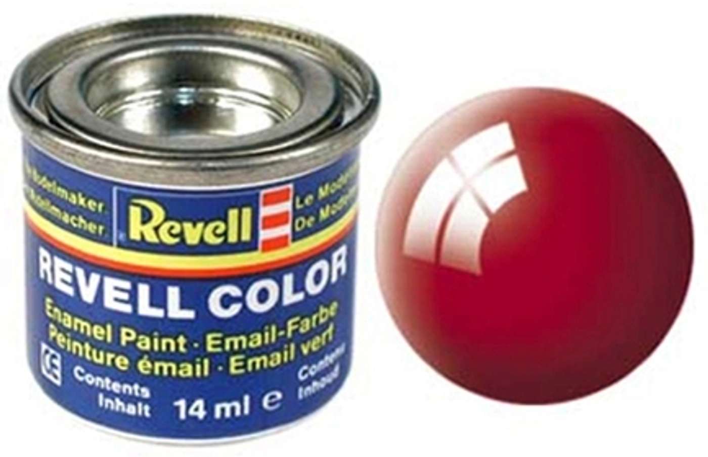 Краска Revell 14мл 31 красная прозрачная (цвет красный)