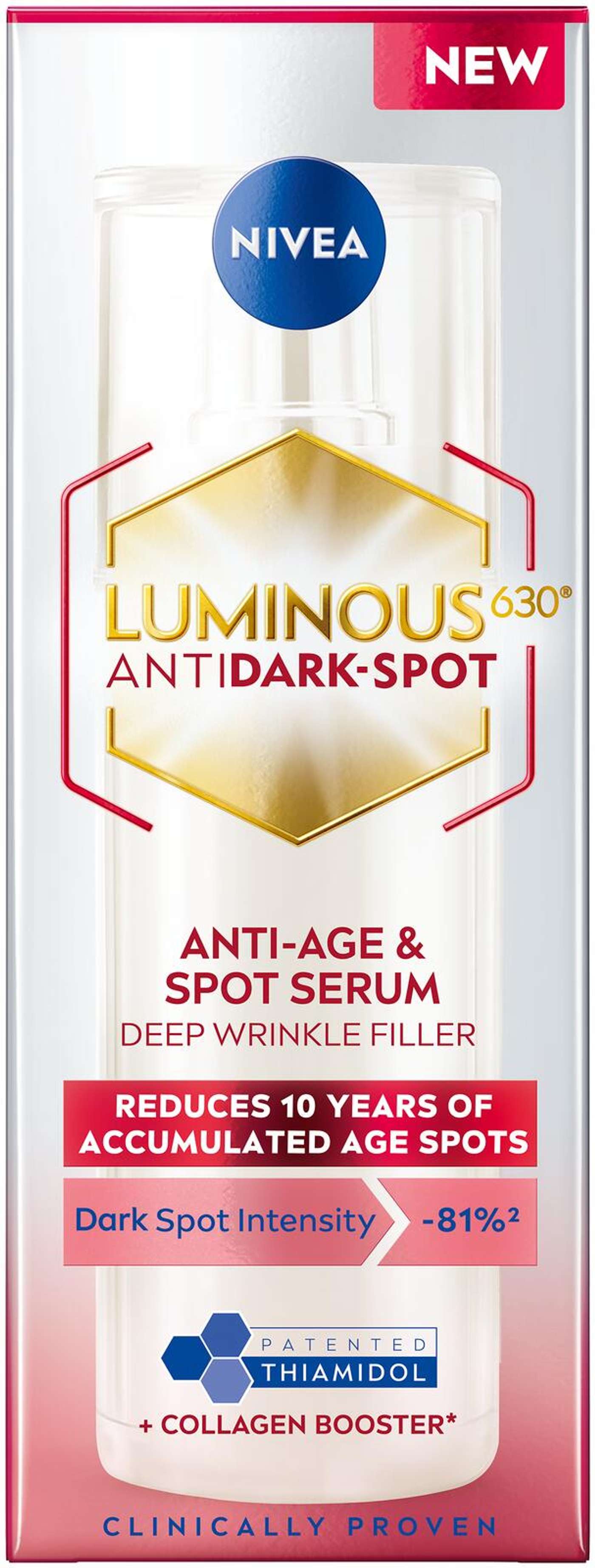 NIVEA 30 мл Cellular Luminous630 Сыворотка для лица против старения и темных пятен
