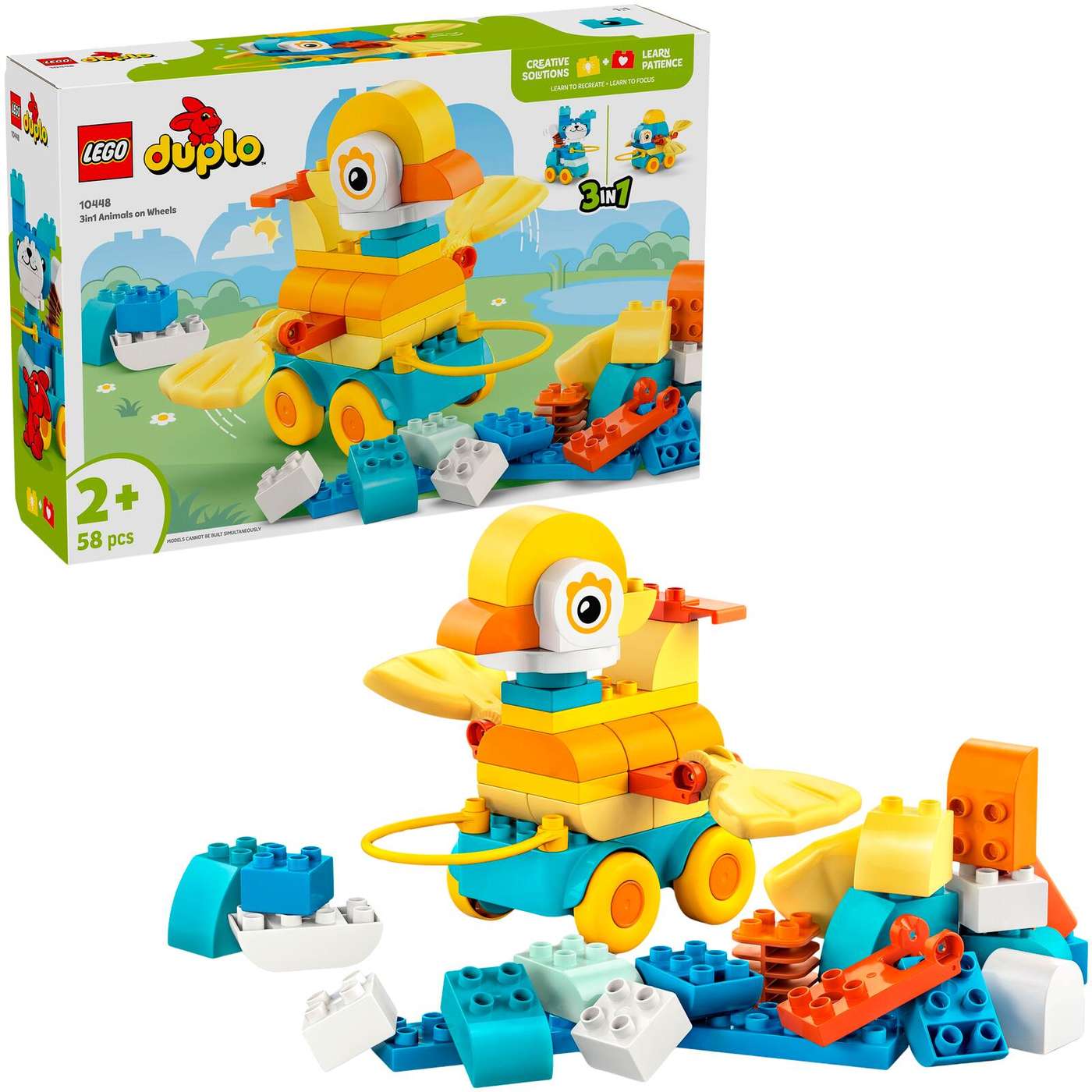 LEGO® DUPLO Town 10448 Животные на колесах - набор 3 в 1