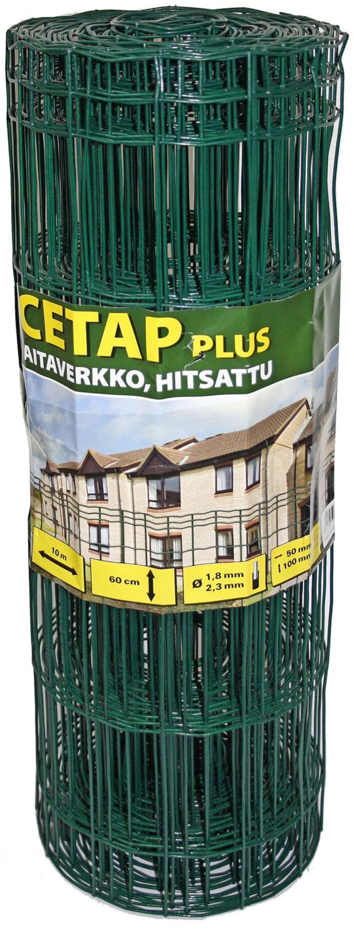 Сетка для забора Cetap 60см х 10м зеленая
