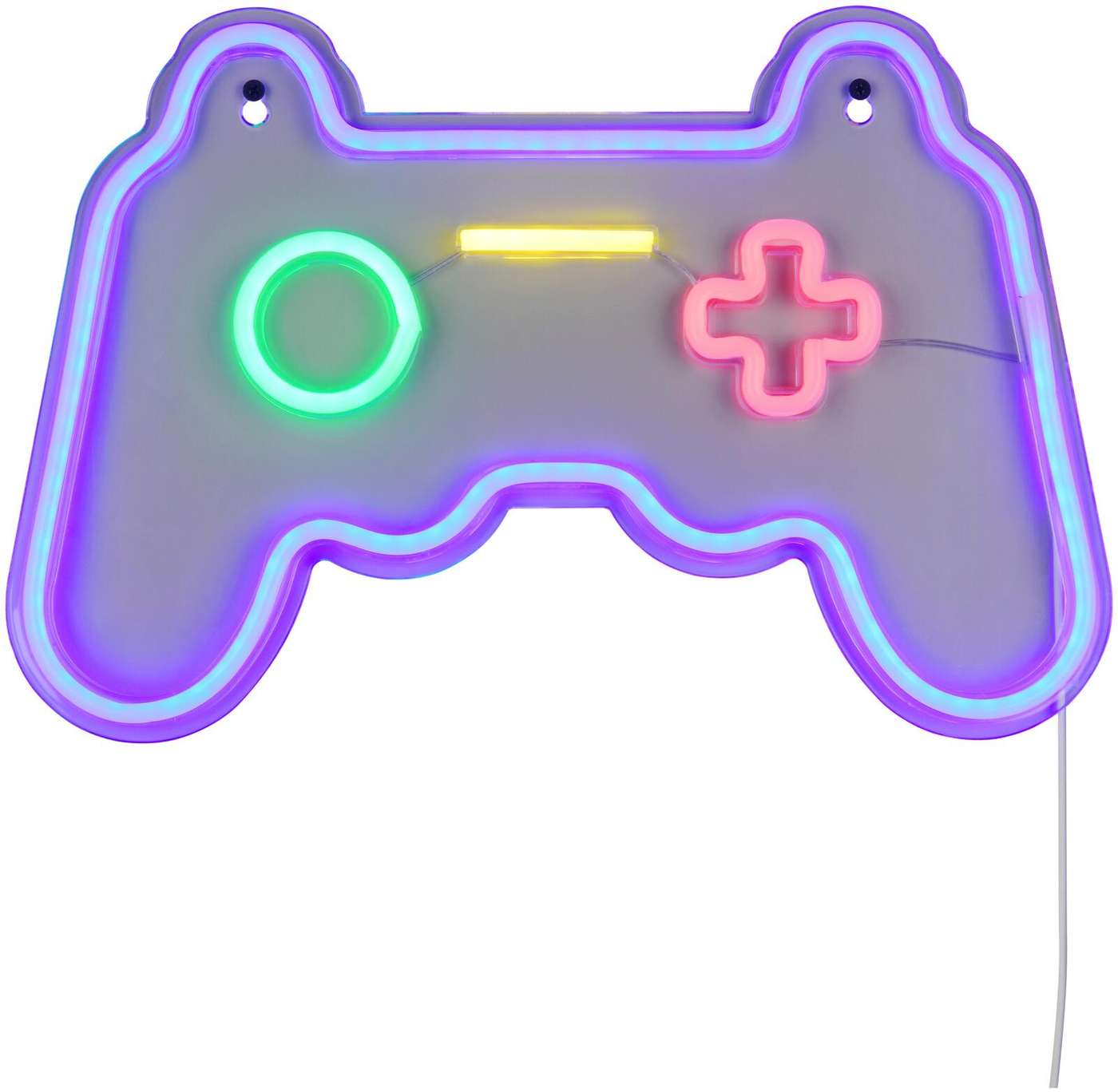 Настенный светильник Trio Gamer, светодиодная неоновая вывеска, питание от USB (цвет Красочный)