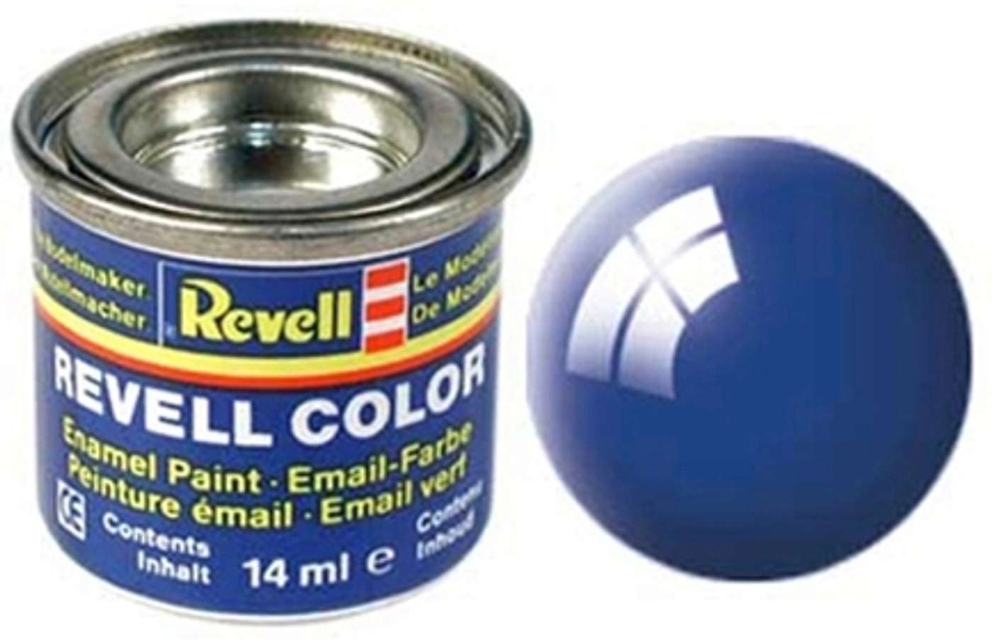 Краска Revell 14мл 52 синяя прозрачная (цвет синий)