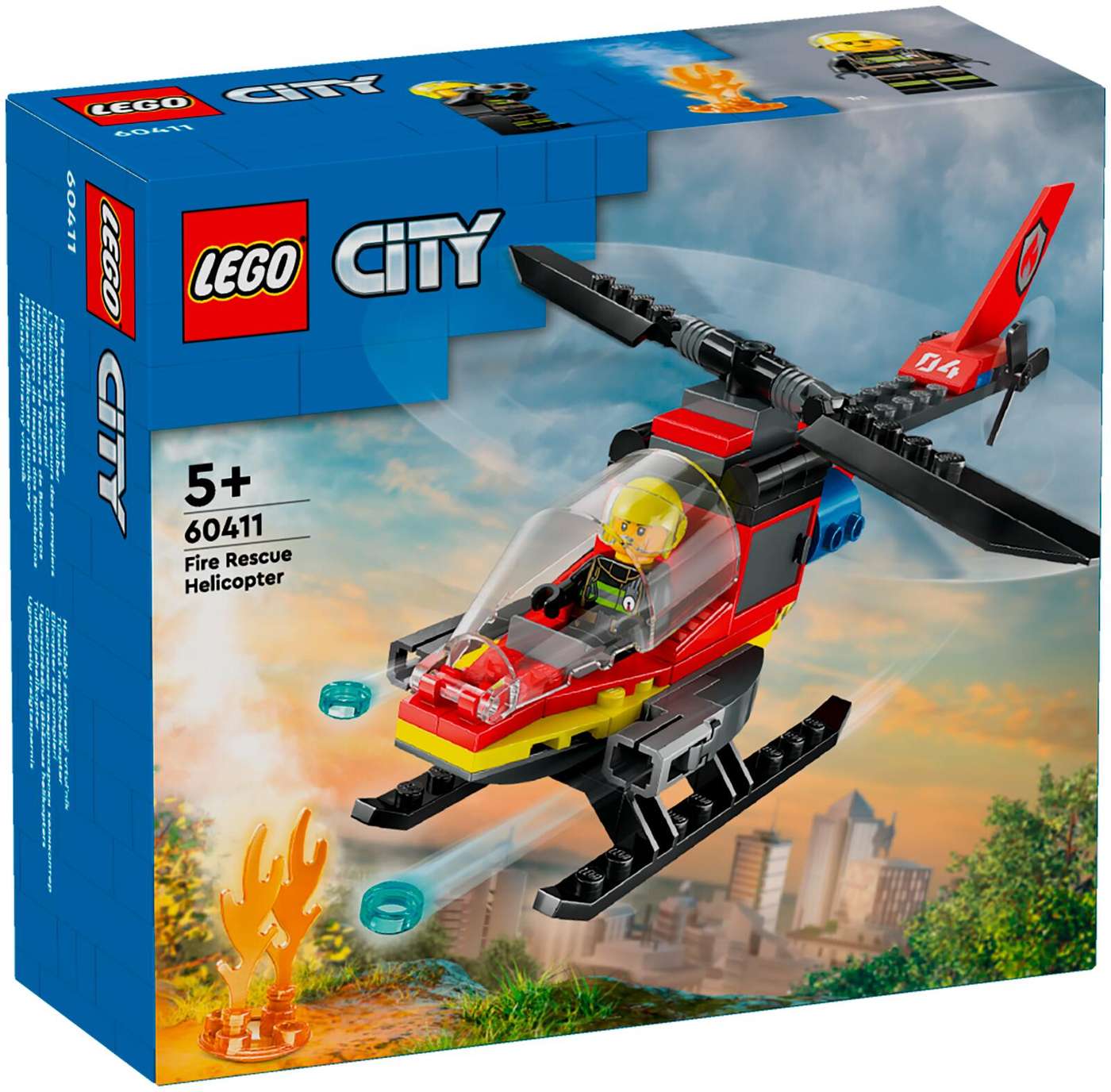 LEGO City Fire 60411 Пожарно-спасательный вертолет