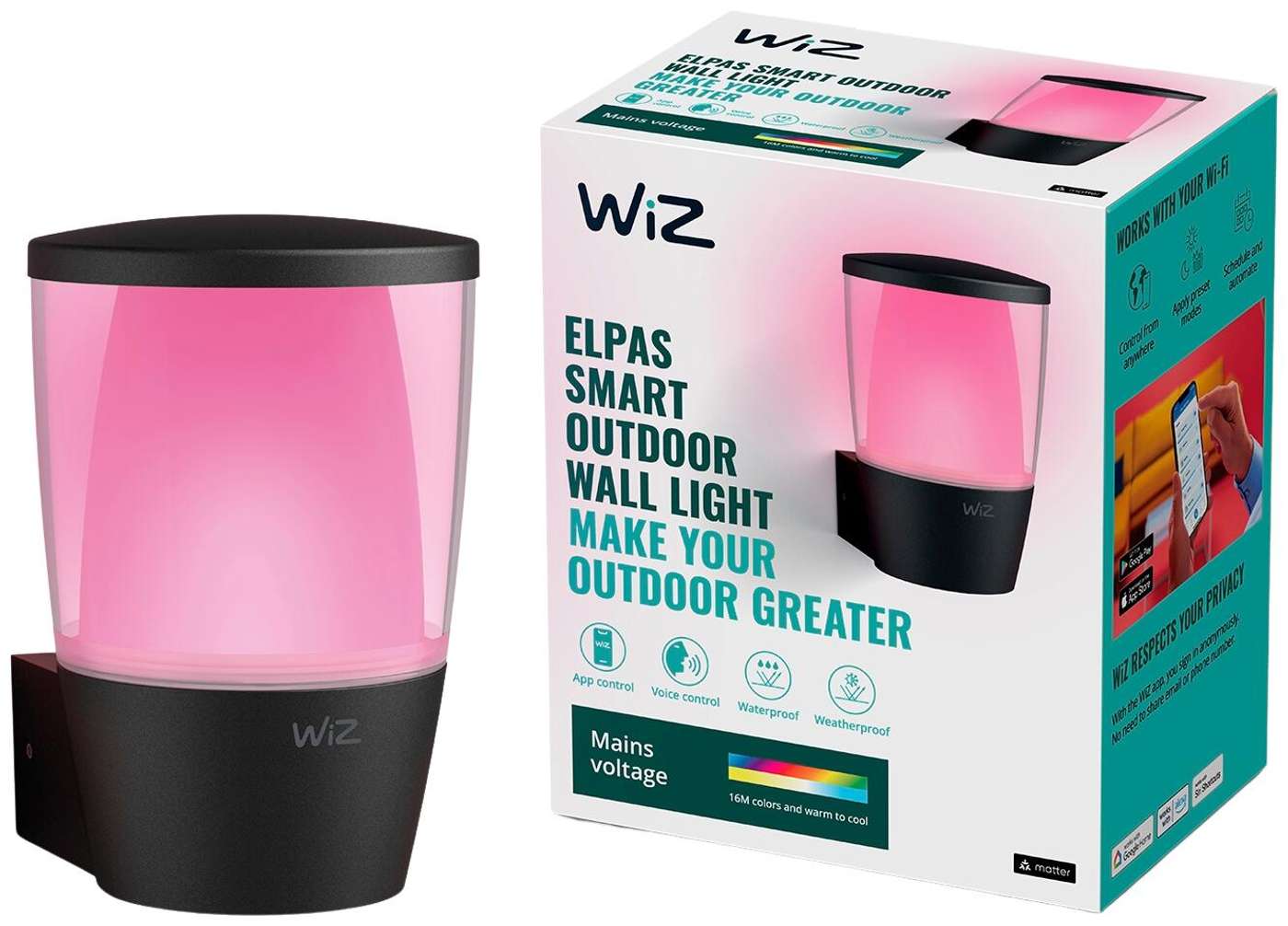 Настенный светильник WiZ Elpas