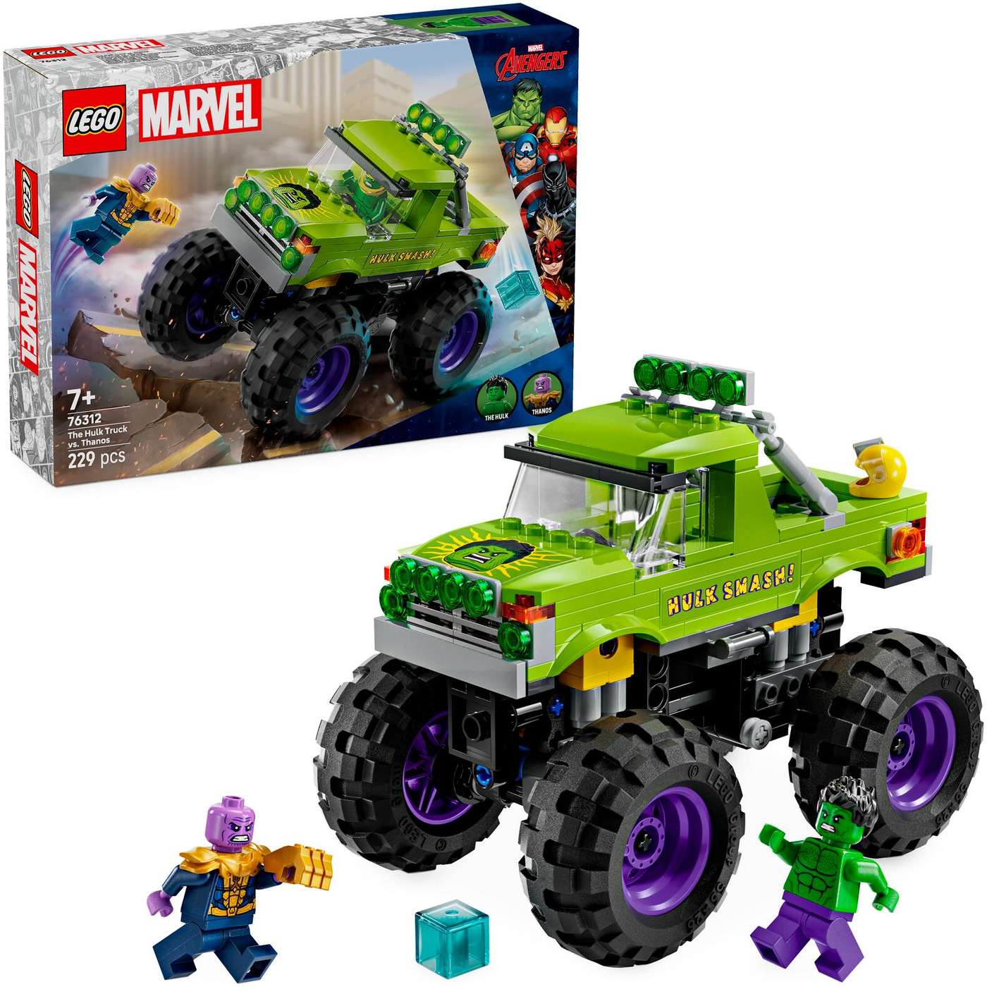 LEGO® Super Heroes Marvel 76312 Халк против Таноса Монстр-трак