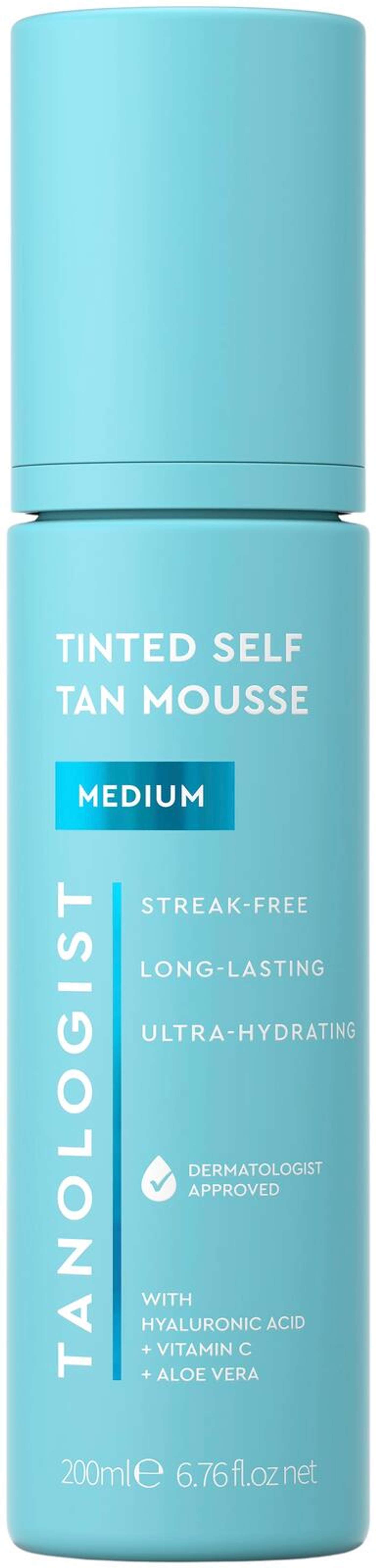 Tanological Tinted Self Tan Mousse - Пенка-автозагар средней интенсивности 200мл