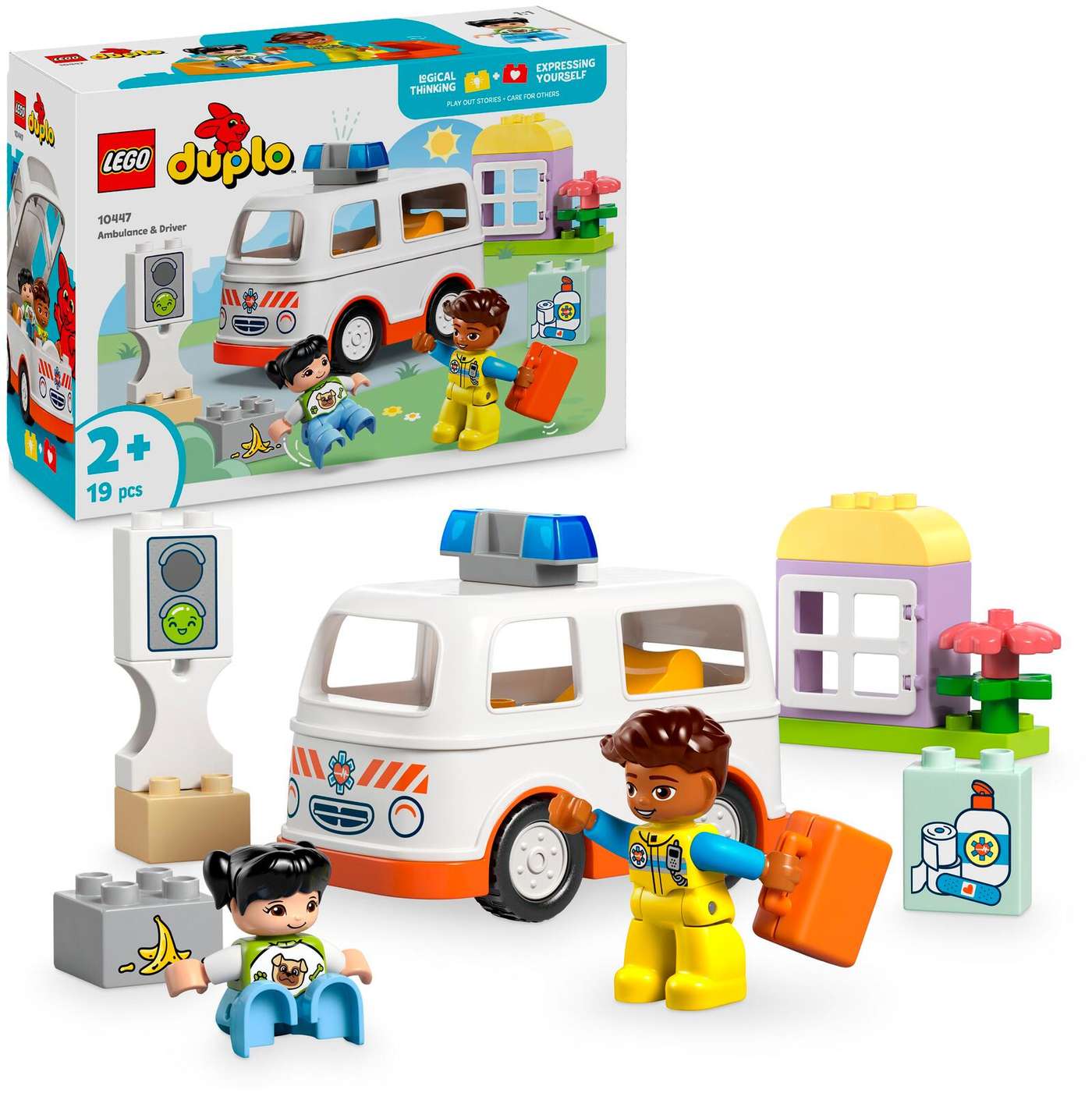 LEGO® DUPLO Town (10447) Машина скорой помощи и водитель