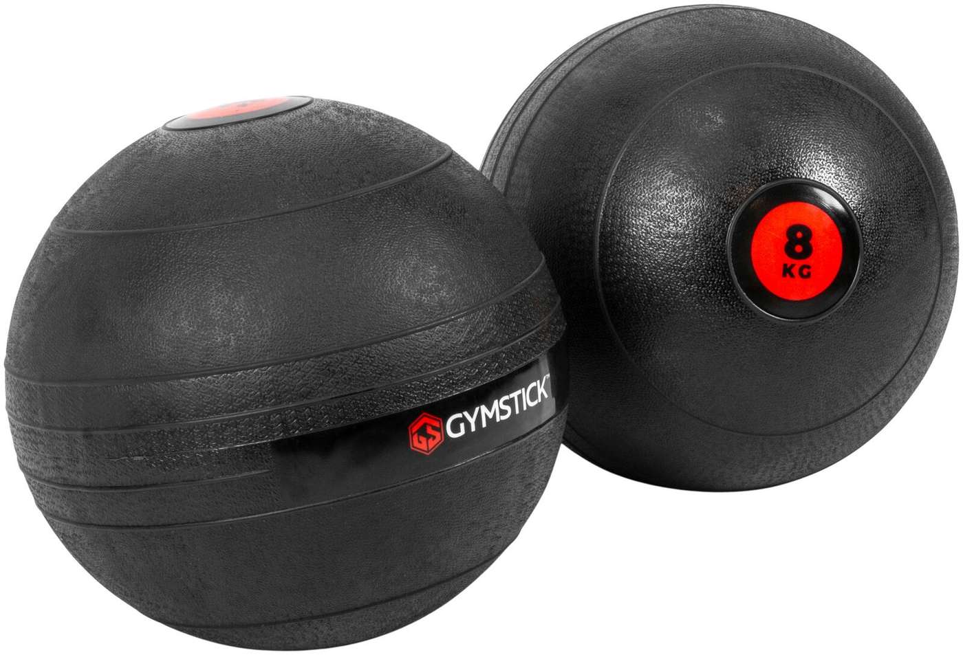 Мяч для фитнеса Gymstick Slam Ball (размер 4 кг, цвет ЧЕРНО-КРАСНЫЙ)