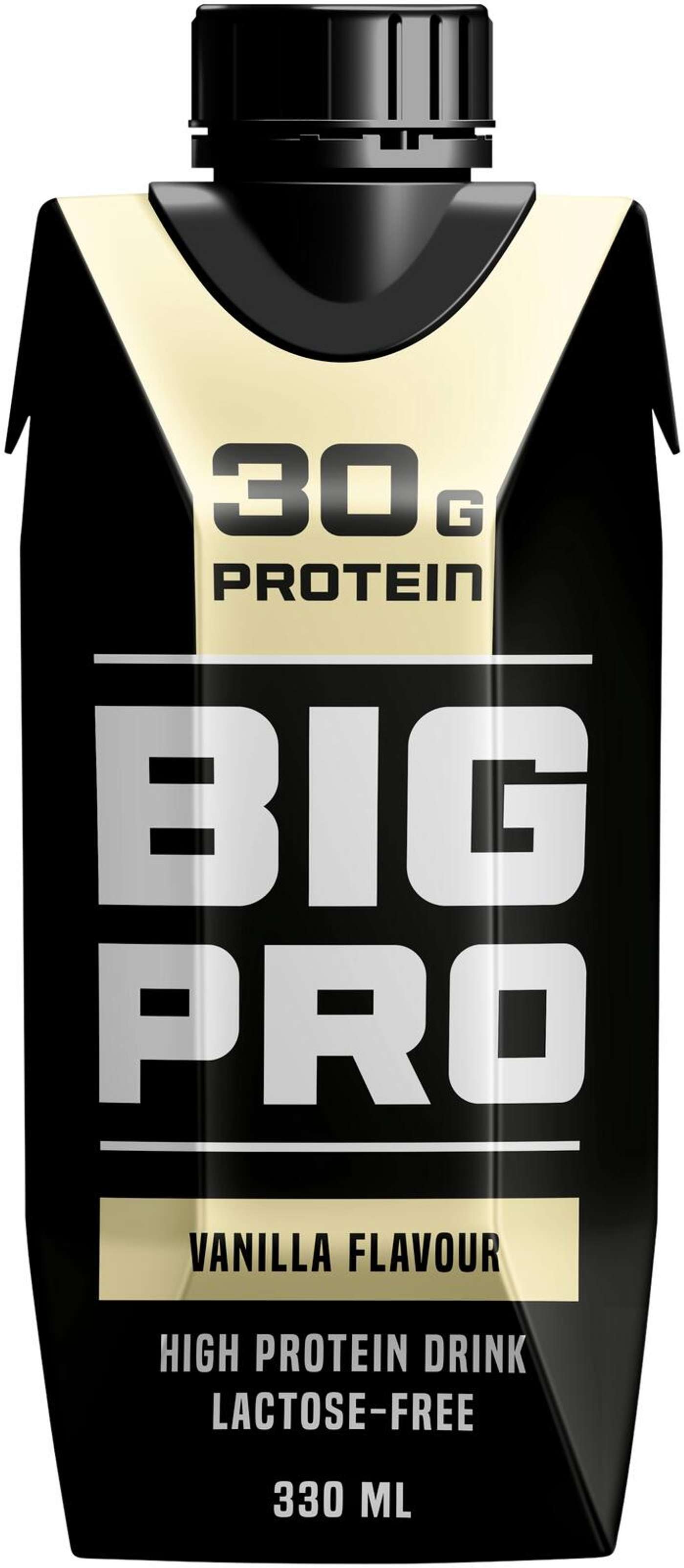 BIG PRO протеиновый напиток ванильный 330 мл UHT безлактозный