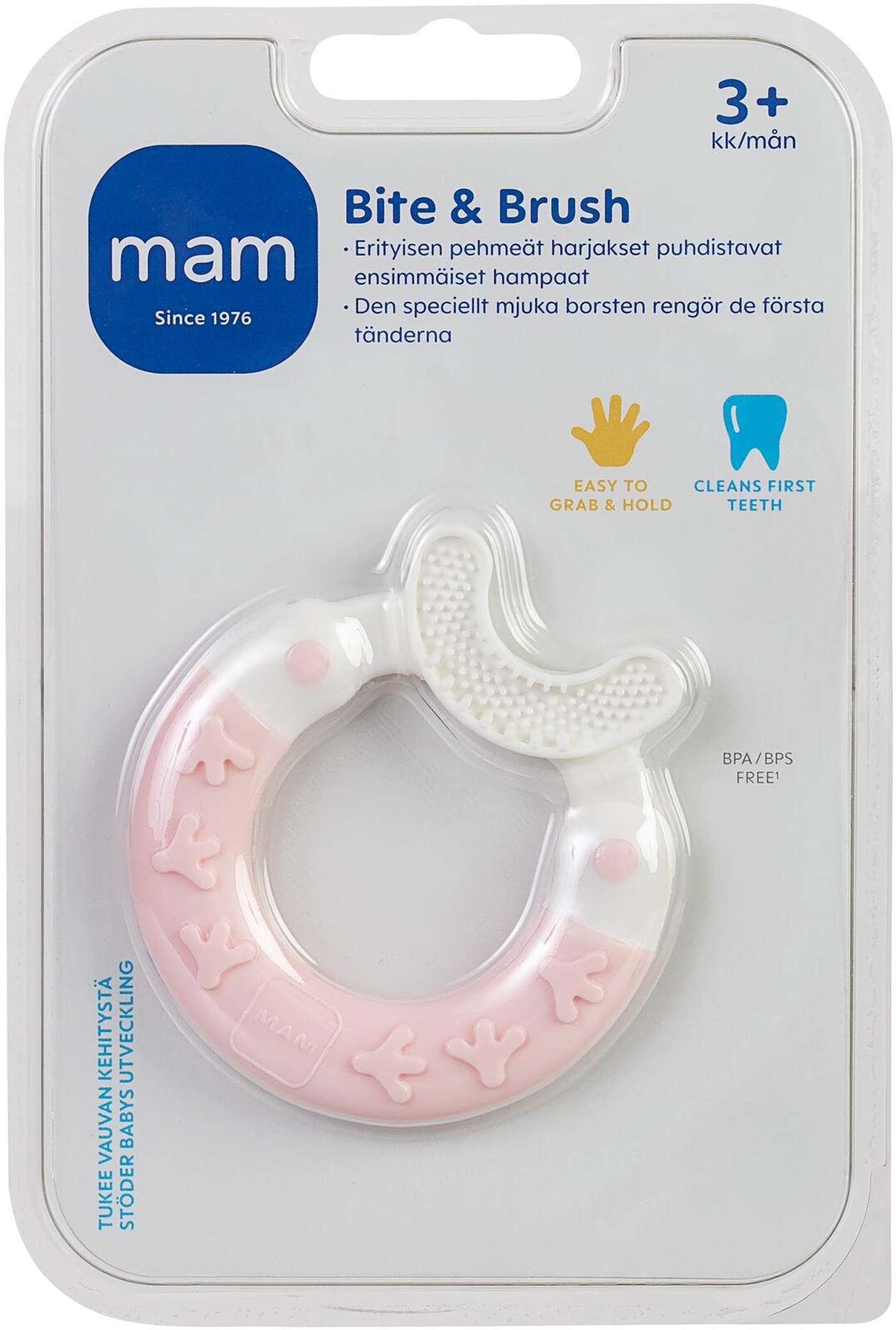 Жевательное кольцо MAM Bite&Brush