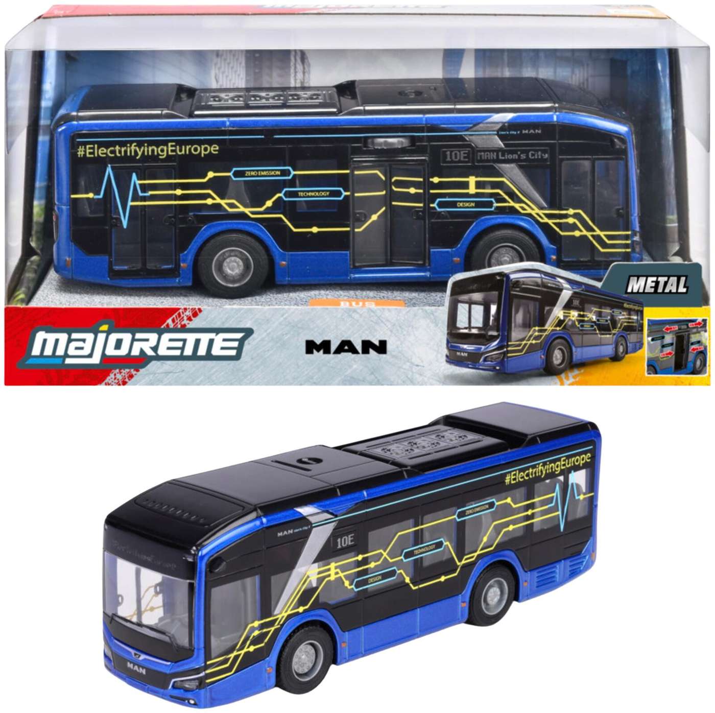 Автобус Majorette MAN Lion's City 10 E
