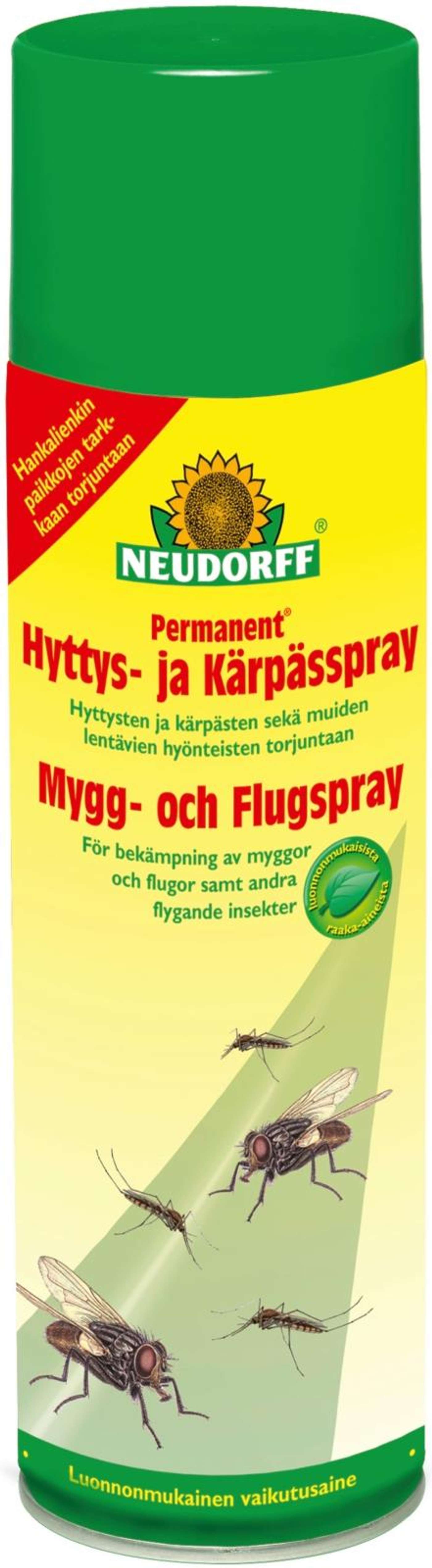 Neudorff 500мл спрей от комаров и мух Перманентный