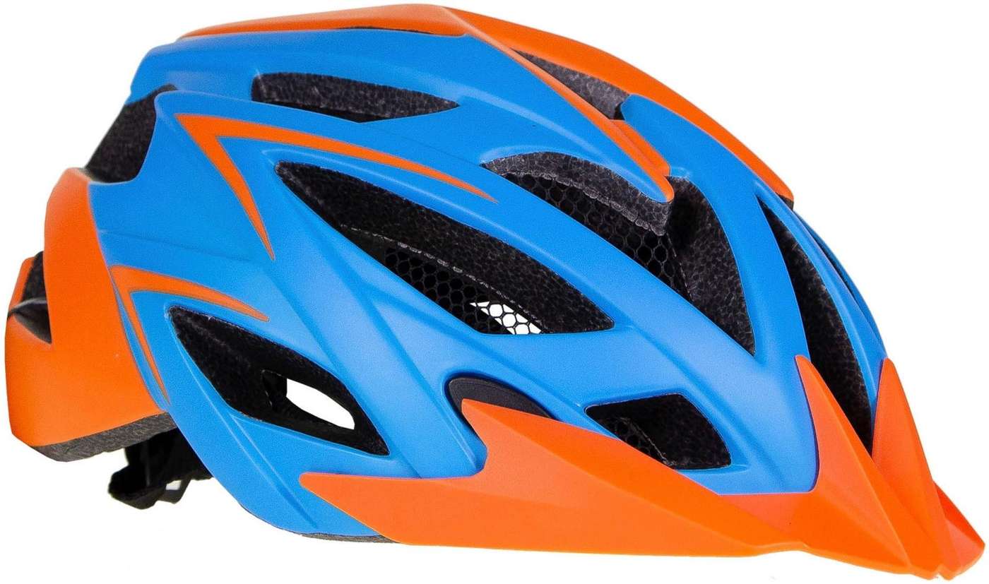 Шлем Jupiter MTB TBBH148 55-58 см синий / оранжевый (цвет Синий / оранжевый)