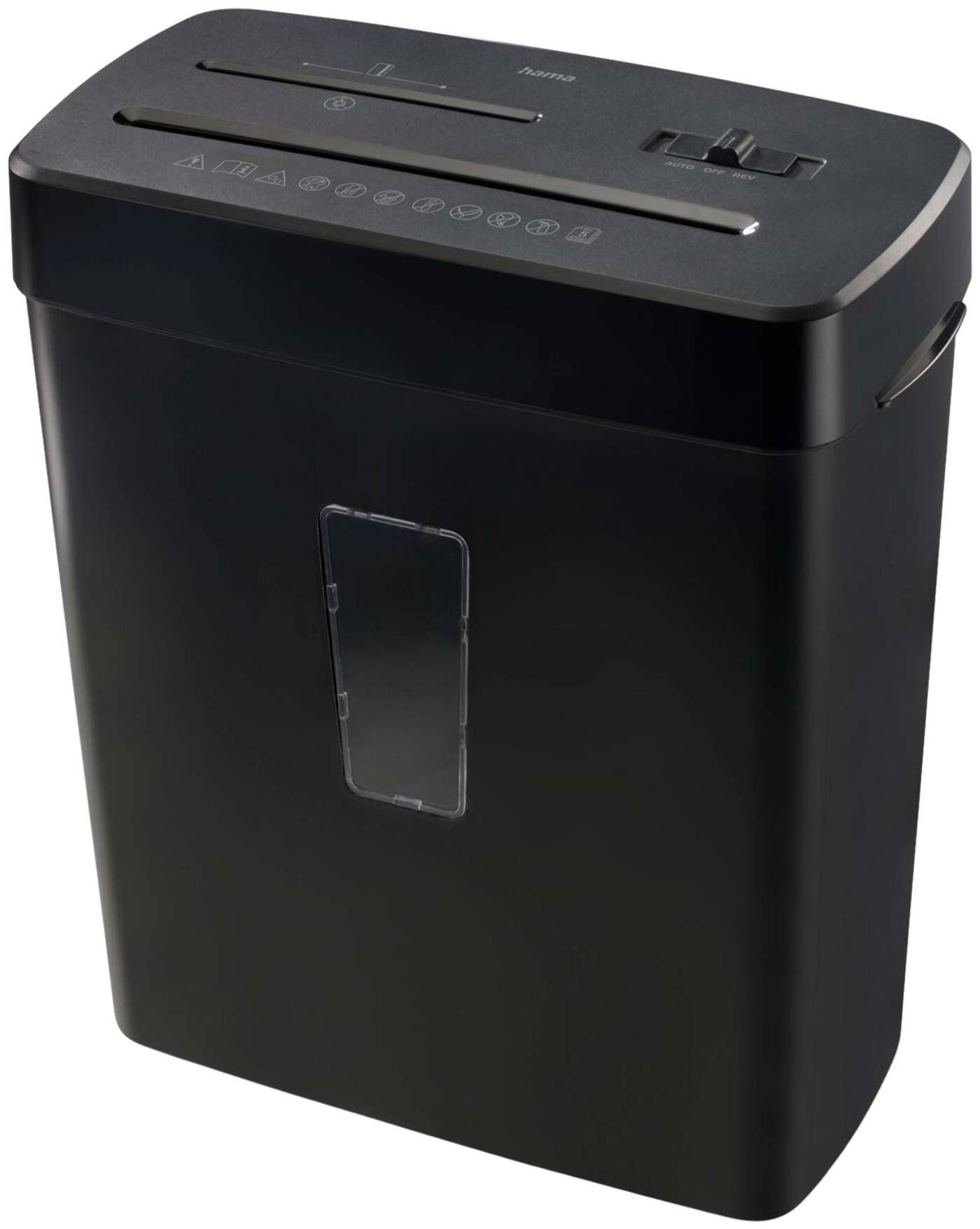 Уничтожитель бумаги Hama Prime M50CD-B, P5, T2, E2 (цвет Черный)