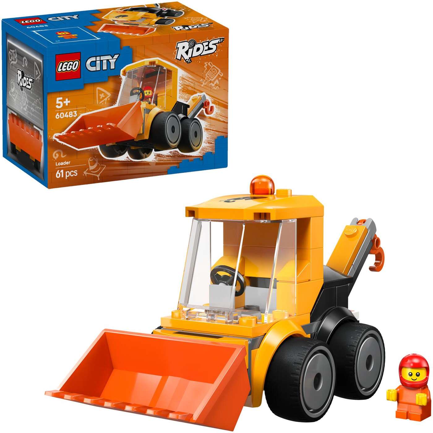 LEGO® City Brick Rides (60483) Аттракционы - ковшовый погрузчик