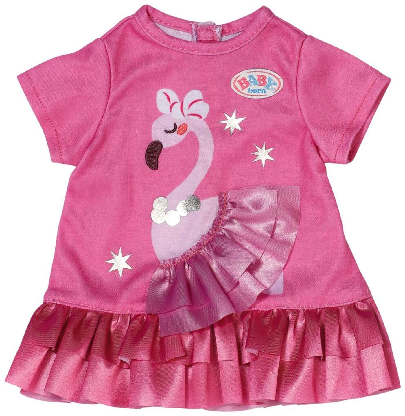 Платье Фламинго для куклы BABYborn 43 см.