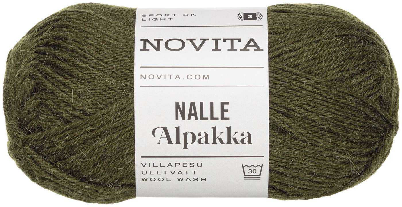 Пряжа Novita Тедди Альпака 50г творожный мох 3211 (цвет творог)