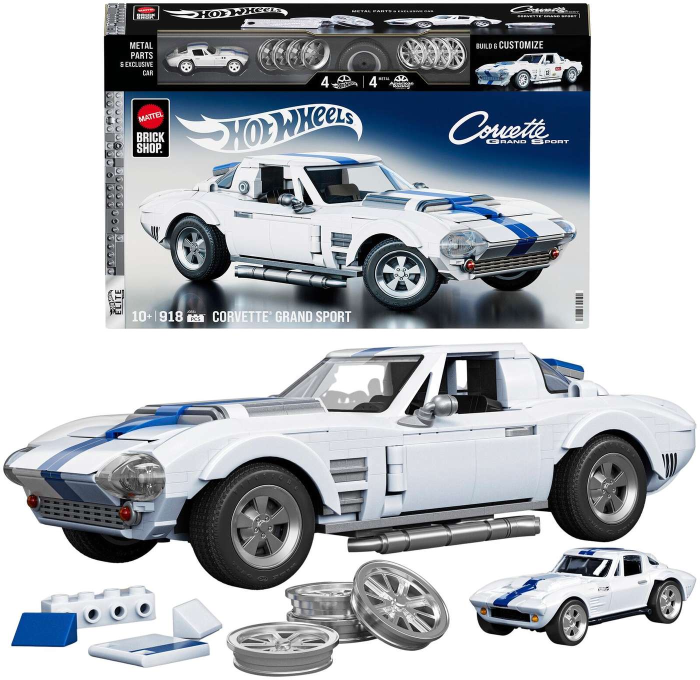 Набор для сборки корвета Hot Wheels Elite Series